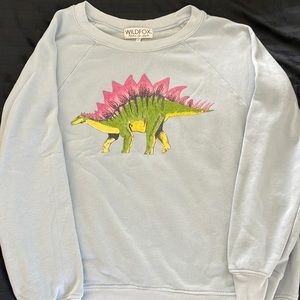 Wildfox Stegosaurus Sweatshirt L